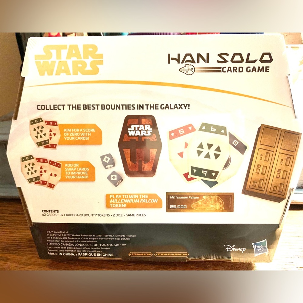 Hasbro Star Wars Han Solo Card Game-Multi-Color - Picture 2 of 2